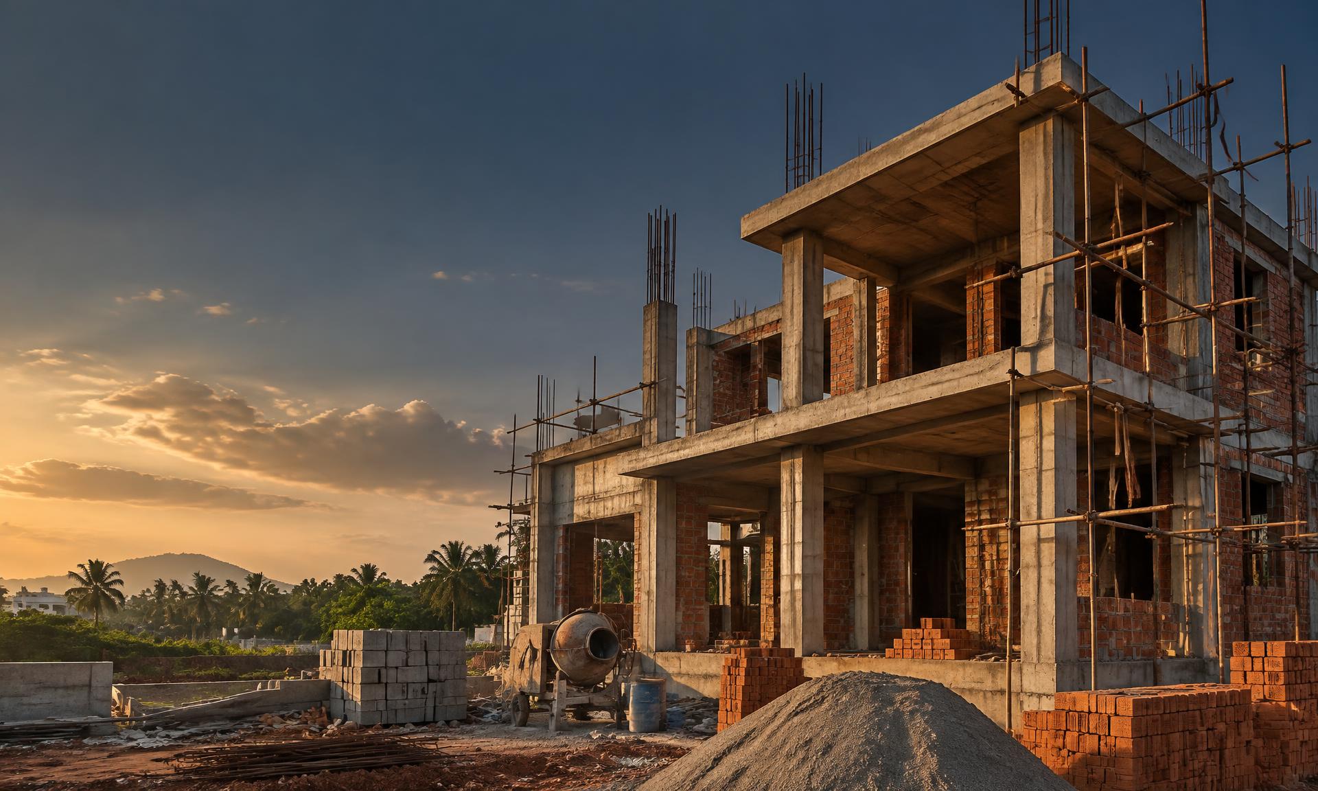 RVP Anna Construction site execution in Kanchipuram